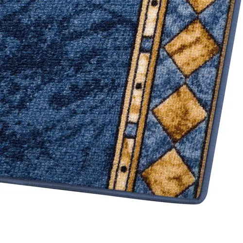 Karat Teppich-Läufer auf Maß gekettelt | Rügen blau | 67x350 cm Karat Teppich-Läufer auf Maß gekettelt | Rügen blau | 67x350 cm