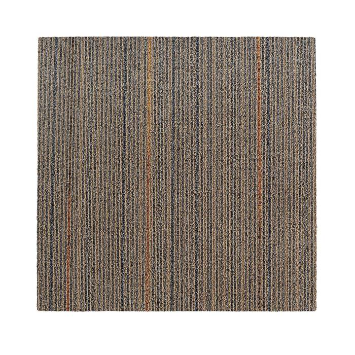 FLOORDIREKT Teppichfliesen Berlin - Aus pflegeleichtem Schlingenflor - Selbstliegend - 50 x 50 cm - Beige