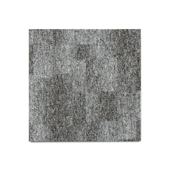 FLOORDIREKT Teppichfliesen Santo - Schalldämmend & Antistatisch - Mit hochwertigem Schlingenfloor - 50 x 50 cm - Grau