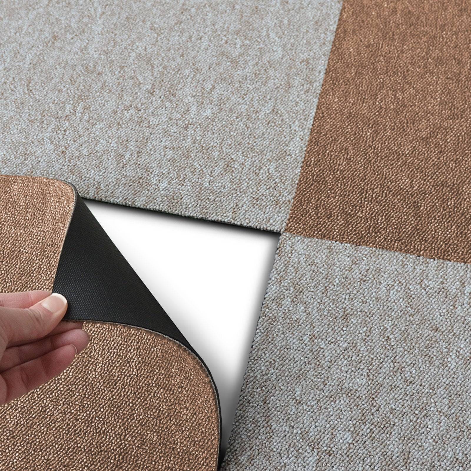 Karat Teppichfliesen Vienna | Selbstliegend | Schlingenpol | 50x50 cm | Beige 93