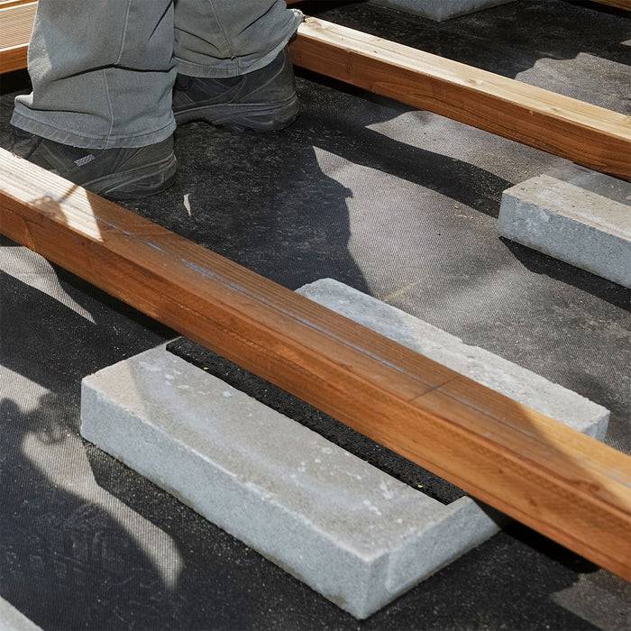 FLOORDIREKT Terrassenpad - Anti-Rutschband zum Bautenschutz - 8 cm x 10 m
