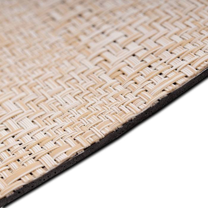 FLOORDIREKT Vinyl-Badteppich - Wasserundurchlässige & rutschfeste Badematte - Aus langlebigem Vinyl - 50 x 60 cm - Parma