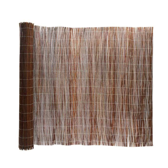 FLOORDIREKT Weidezaun - Sichtschutzzaun aus robusten Weideruten - Flexibel & Witterungsbeständig - 100 x 500 cm