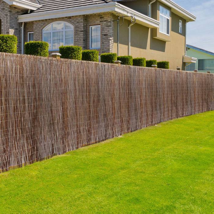 FLOORDIREKT Weidezaun - Sichtschutzzaun aus robusten Weideruten - Flexibel & Witterungsbeständig - 90 x 300 cm