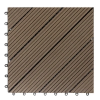 Karat WPC-Terrassenfliese | Classic | Dunkelbraun | 30 x 30 cm Karat WPC-Terrassenfliese | Classic | Dunkelbraun | 30 x 30 cm