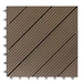Karat WPC-Terrassenfliese | Classic | Dunkelbraun | 30 x 30 cm Karat WPC-Terrassenfliese | Classic | Dunkelbraun | 30 x 30 cm
