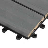 Karat WPC-Terrassenfliese | Classic | Grau | 30 x 30 cm Karat WPC-Terrassenfliese | Classic | Grau | 30 x 30 cm