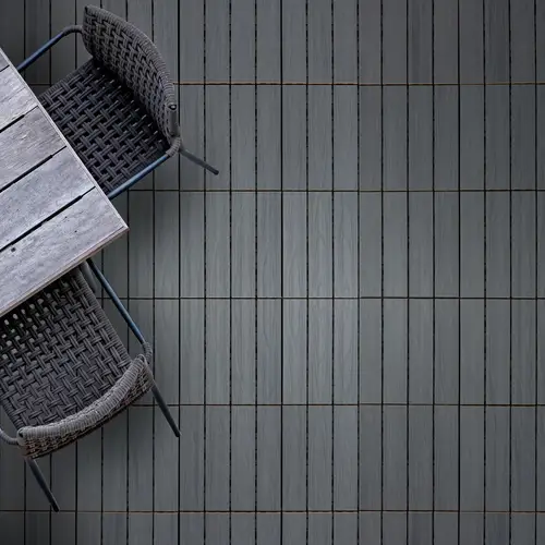 Karat WPC-Terrassenfliese | Classic | Grau | 30 x 30 cm Karat WPC-Terrassenfliese | Classic | Grau | 30 x 30 cm