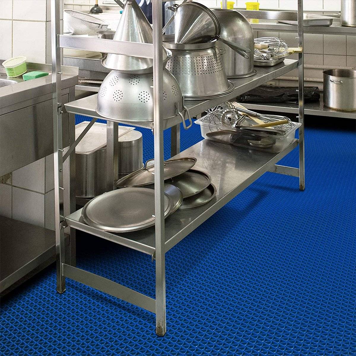 etm Z-Mat | Für Nasszonen | Zuschnitt | Blau | 120x400 cm