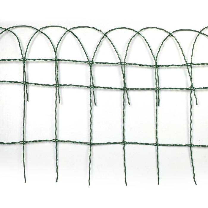 FLOORDIREKT Ziergeflecht - Kunststoffbeschichteter Gartenzaun - Vielseitig einsetzbar - 65 cm x 25 m