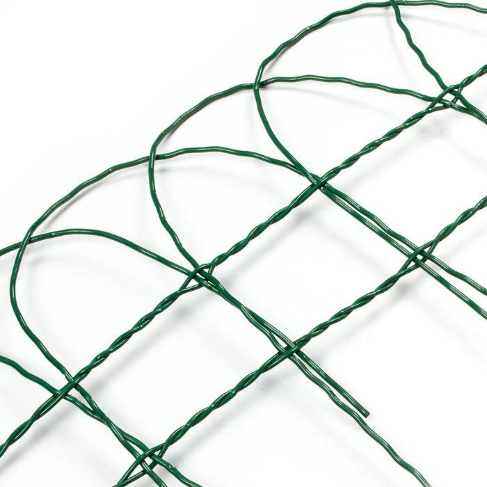 FLOORDIREKT Ziergeflecht - Kunststoffbeschichteter Gartenzaun - Vielseitig einsetzbar - 65 cm x 10 m