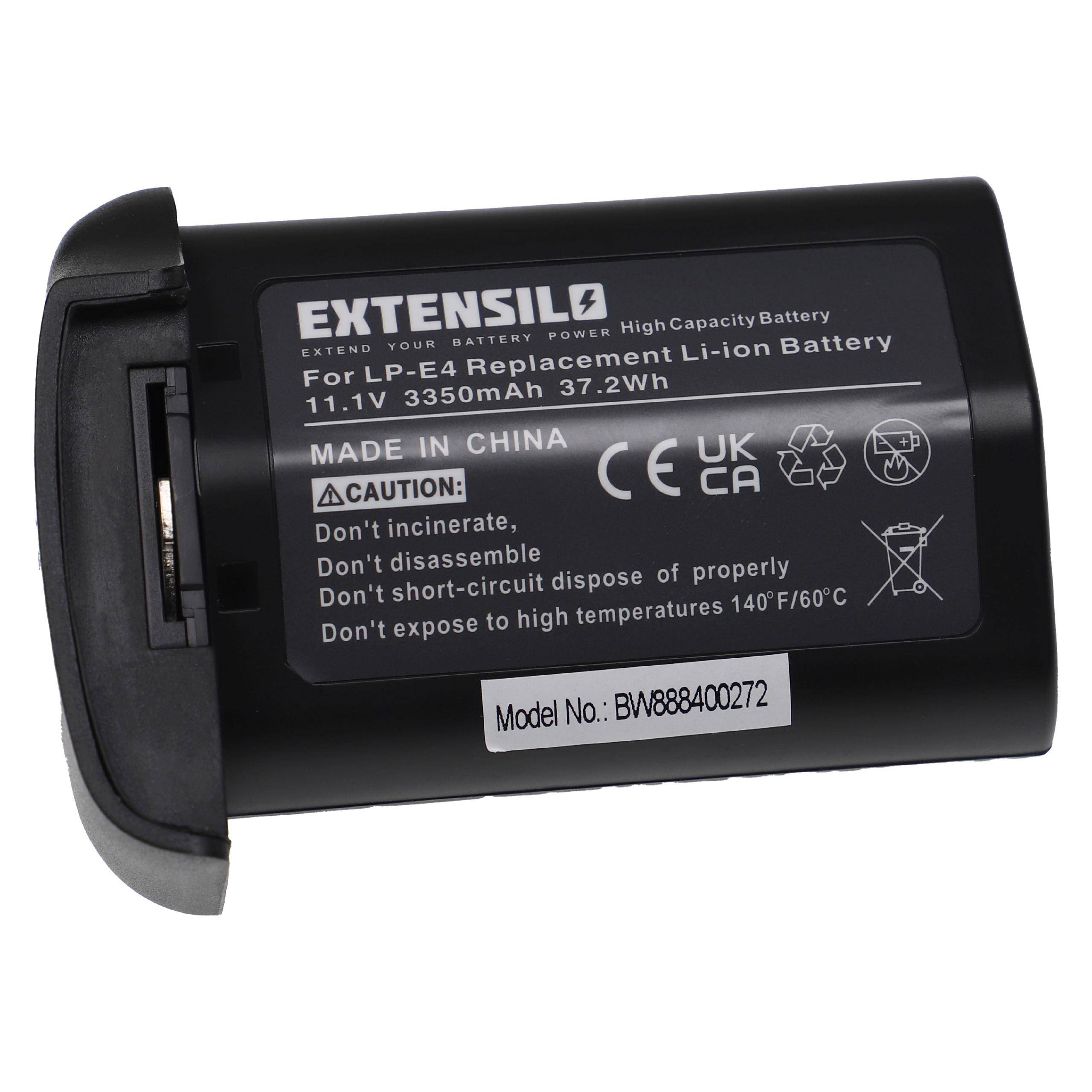 Batteriepack mit Bezeichnung „EXTENSILO
