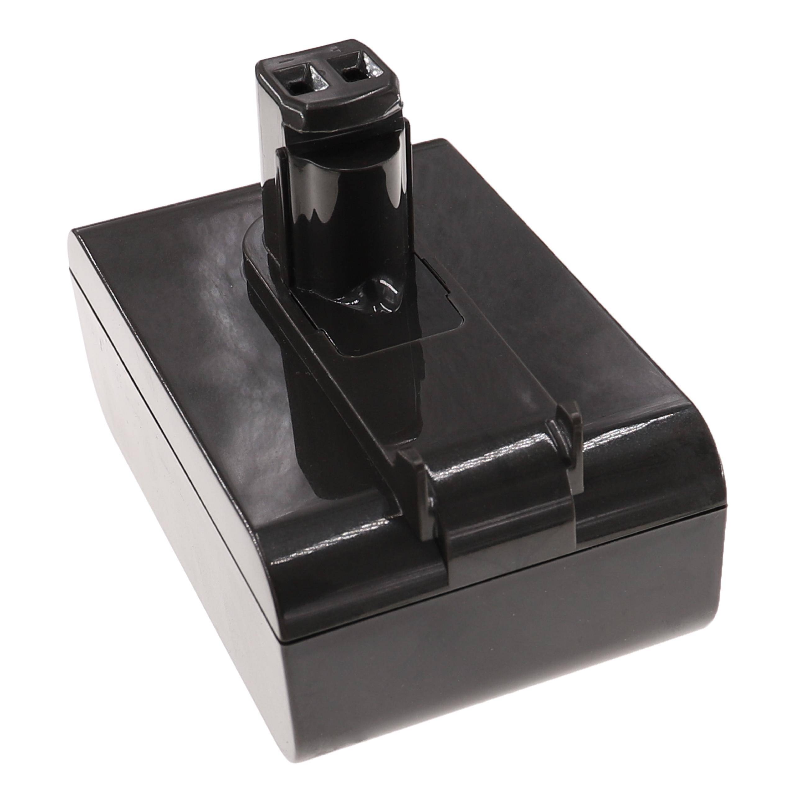EXTENSILO Akku kompatibel mit Dyson DC45 Animal Pro, DC57, DC56, DC44 Animal, DC45 Staubsauger - Typ A Schwarz (5000 mAh, 22,2 V, Li-Ion)