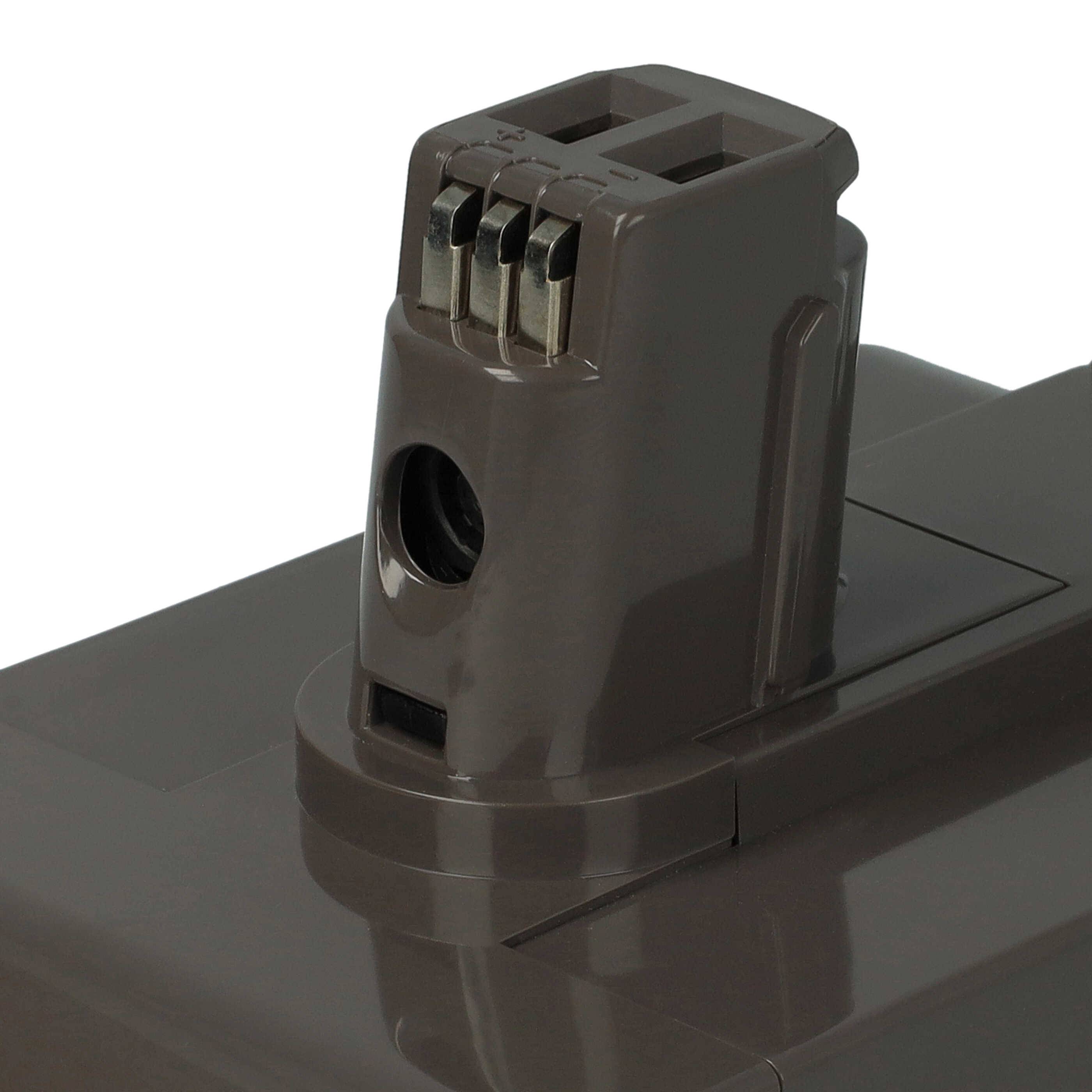 EXTENSILO Akku kompatibel mit Dyson DC35, DC30, DC34 Animal, DC31 Animal, DC34 Staubsauger - Typ A Grau (2500 mAh, 22,2 V, Li-Ion)