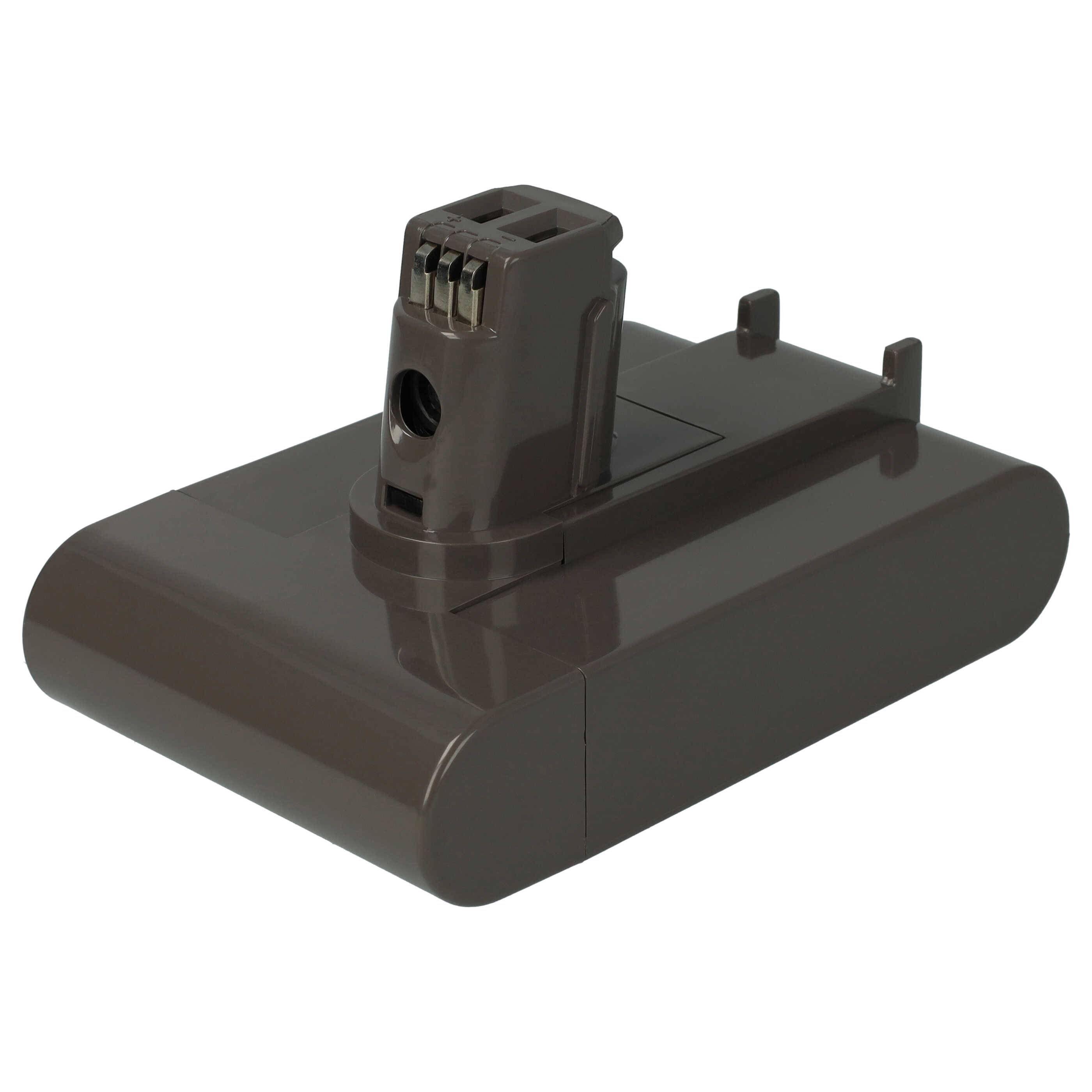 EXTENSILO Akku kompatibel mit Dyson DC35 Multi Floor, DC44 Animal Fuchsia Staubsauger - Typ A Grau (2500 mAh, 22,2 V, Li-Ion)