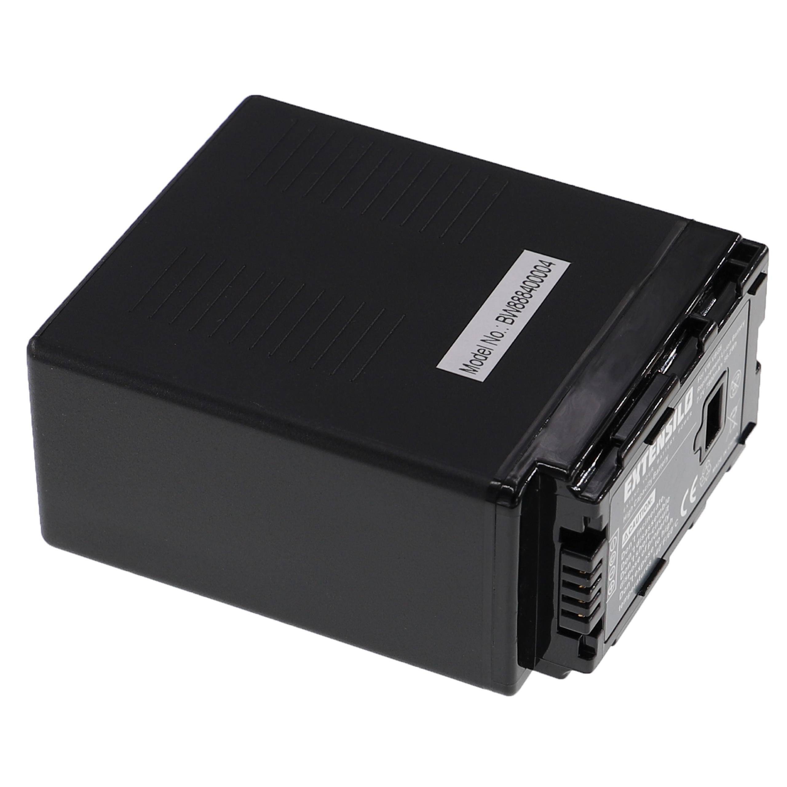 EXTENSILO 2x Akku kompatibel mit Panasonic HDC-SD600, HDC-SD707, HDC-SD700, HDC-SD8K, HDC-SD7, HDC-SD5GK Kamera (7800 mAh, 7,2 V, Li-Ion)
