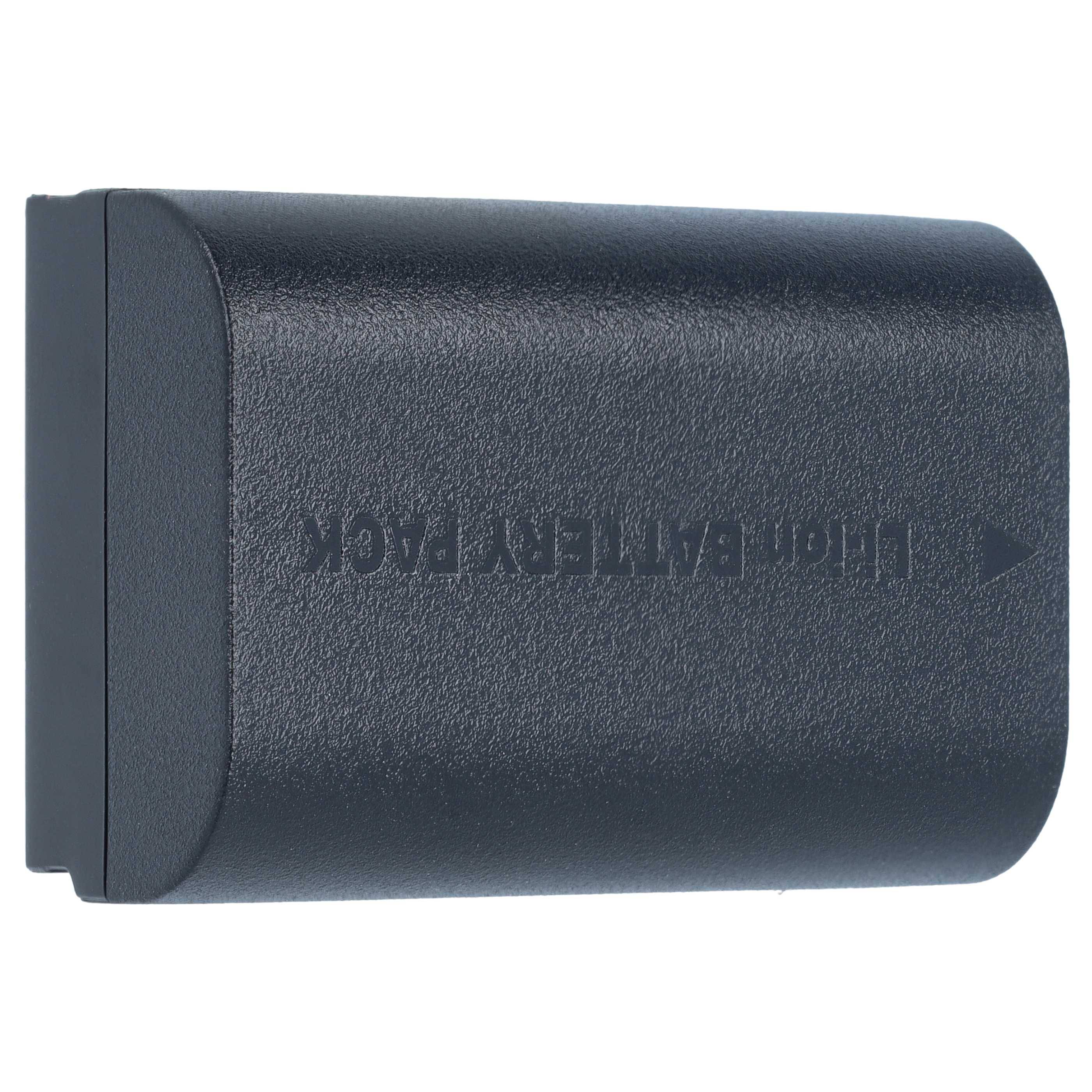 Schwarzes rechteckiges Batteriepaket mit gewölbtem Oberteil und geprägtem Text „LITHIUM BATTERY PACK
