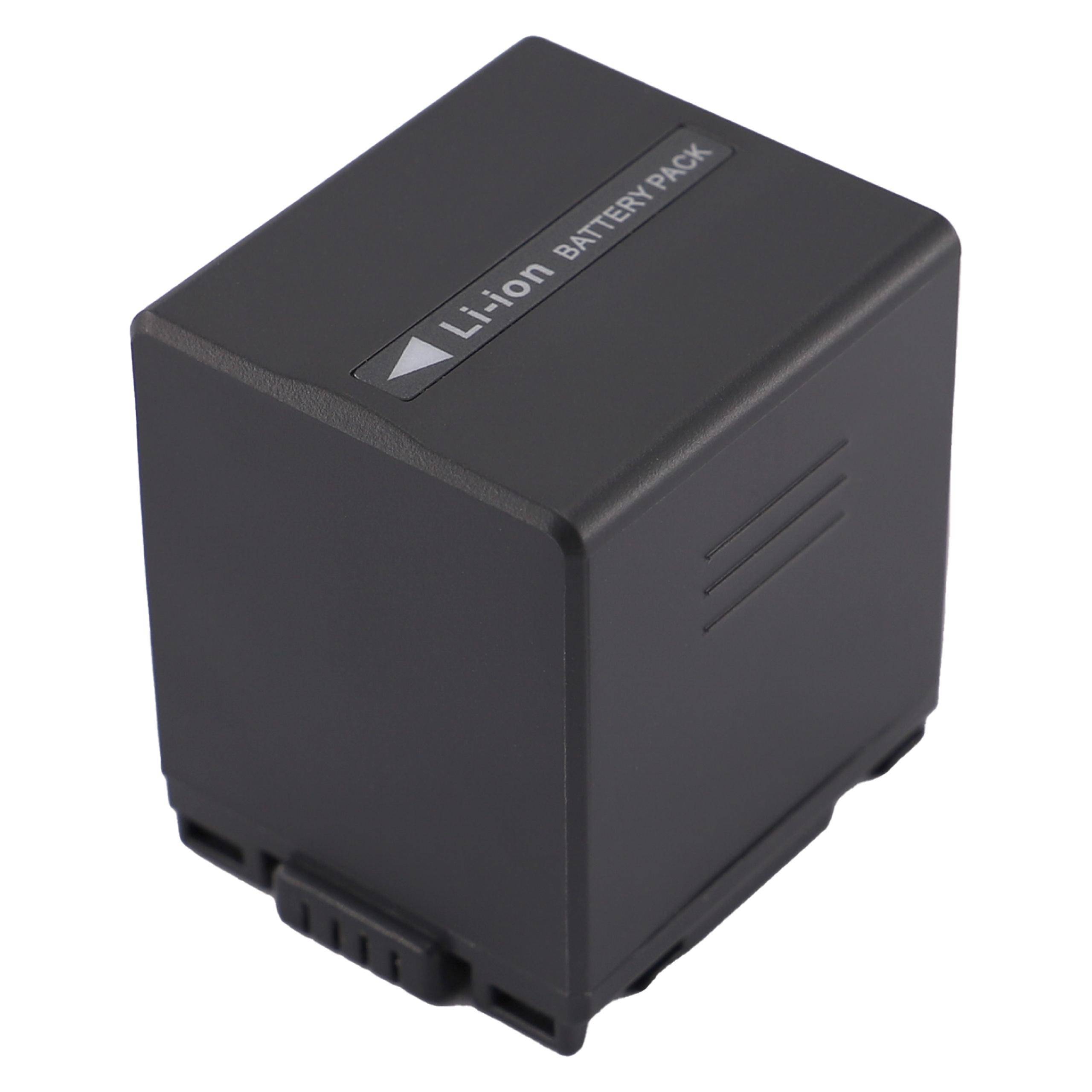 EXTENSILO 2x Akku kompatibel mit Panasonic VDR-M50, VDR-M55, VDR-M53, VDR-M75, VDR-M70, VDR-M95 Kamera (2500 mAh, 7,4 V, Li-Ion)