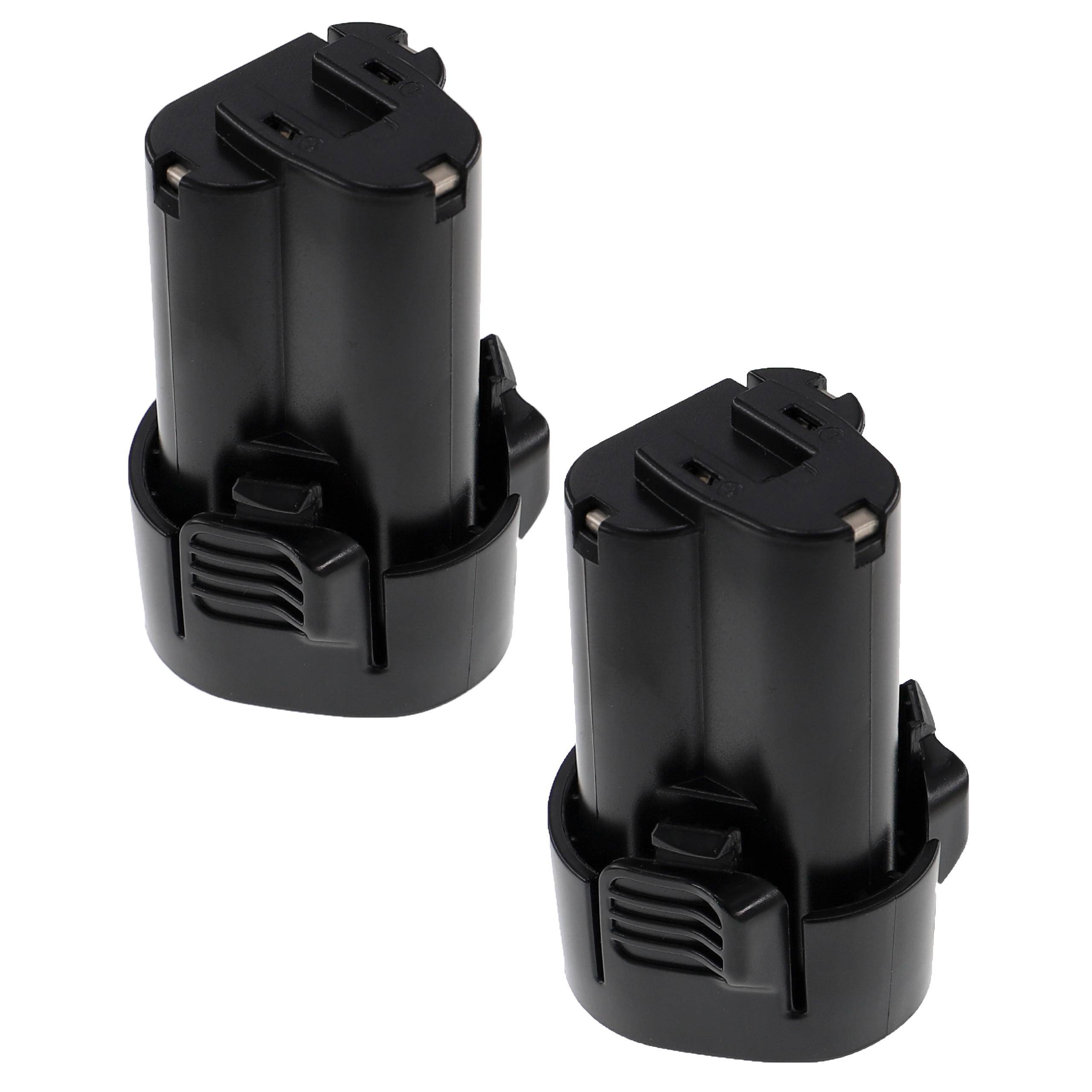 EXTENSILO 2x Akku kompatibel mit Makita BMR104, BMR103, BMR103B, BMR100, BMR102, BMR101, BMR105 Werkzeug (2500 mAh, Li-Ion, 10,8 V)