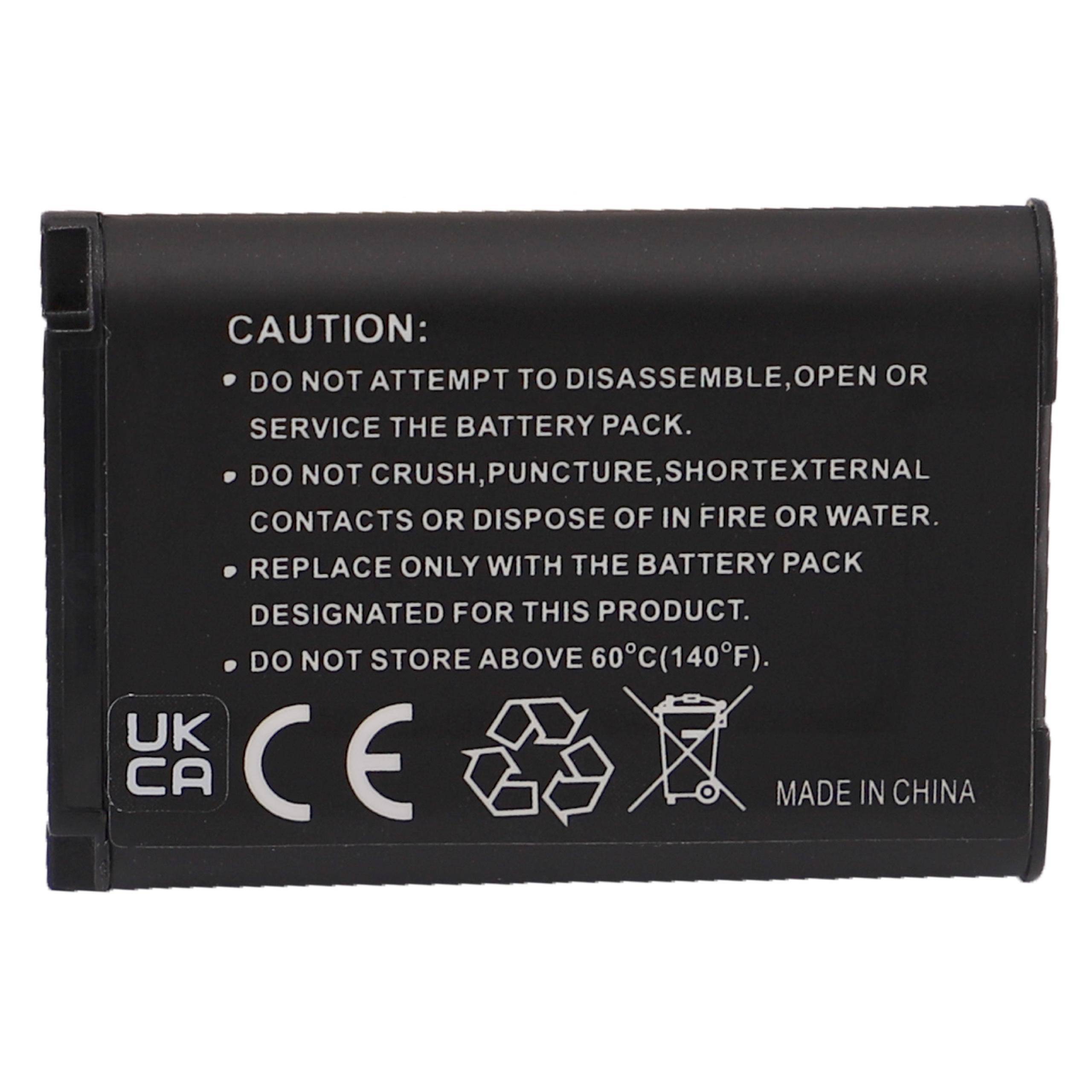 EXTENSILO 3x Akku kompatibel mit Hitachi VM-E340, VM-E360, VM-E330, VM-E330E, VM-D975, VM-D975LA Kamera (6600 mAh, 7,4 V, Li-Ion)