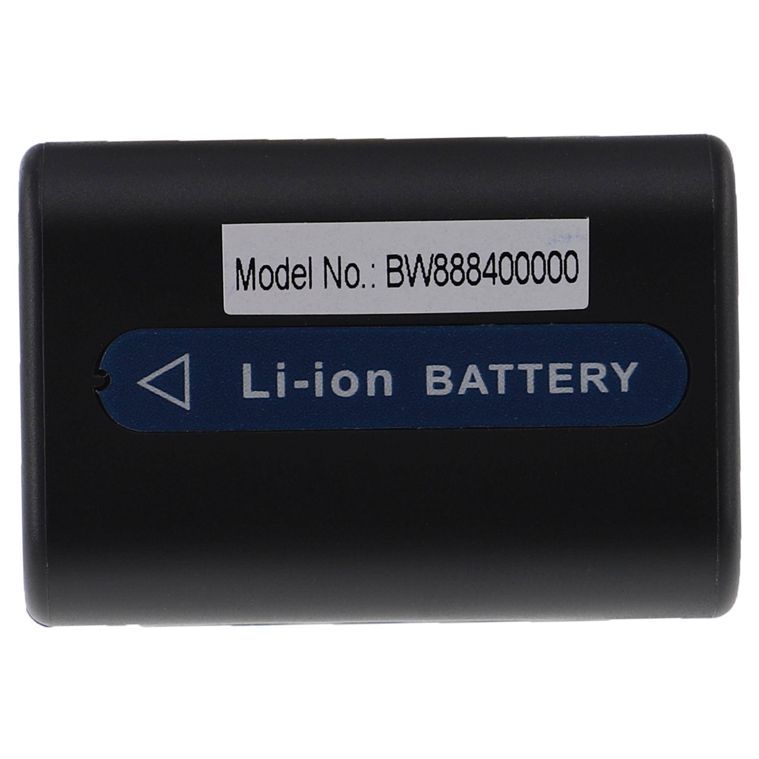 EXTENSILO 3x Akku kompatibel mit Sony MVC-CD400, MVC-CD500, MVC-CD250, MVC-CD300, MVC-CD350 Kamera (1600 mAh, 7,4 V, Li-Ion)
