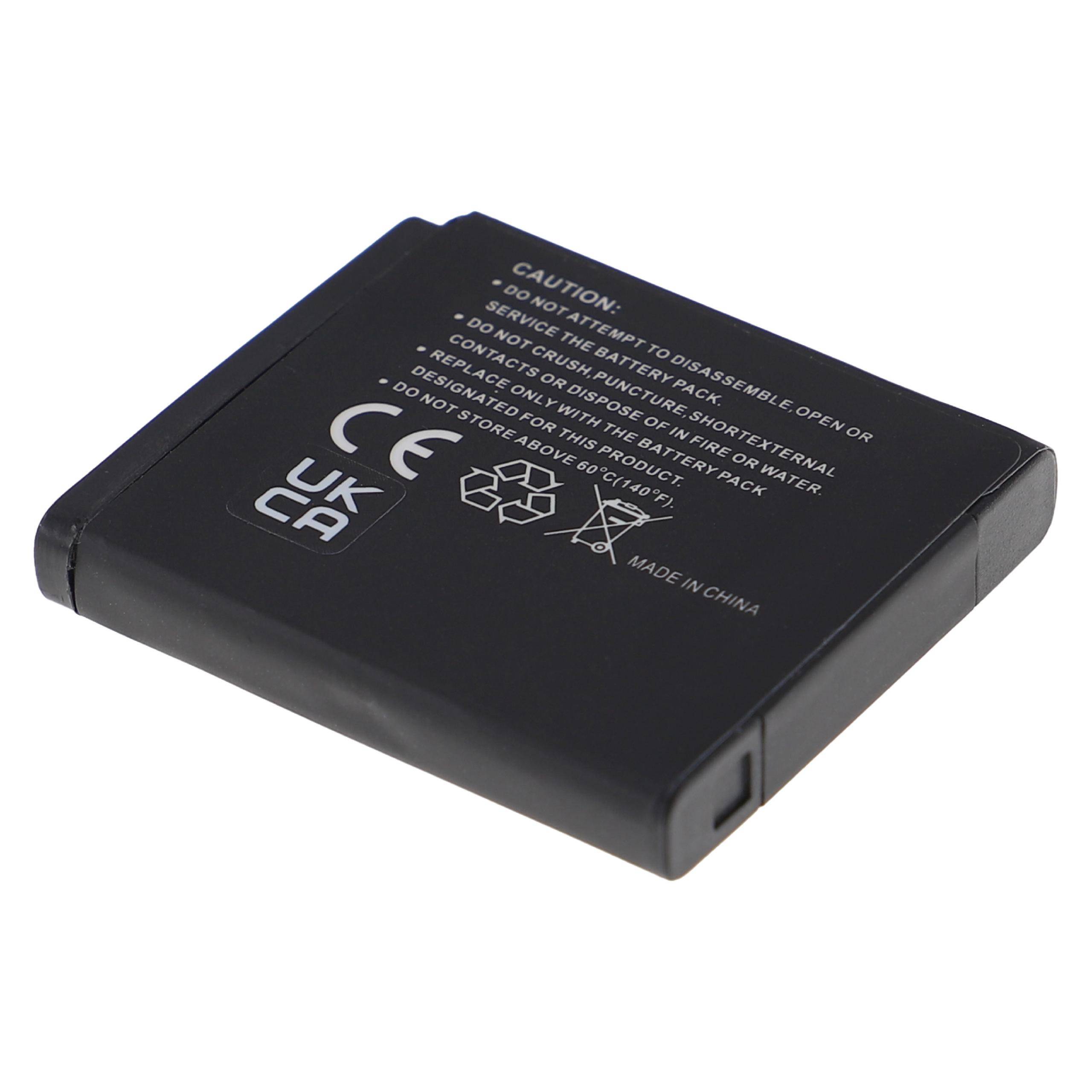 EXTENSILO 3x Akku kompatibel mit Fujifilm FinePix F60, F60fd, F550 EXR, F70, F600 EXR, F600EXR, F660EXR Kamera (750 mAh, 3,7 V, Li-Ion)