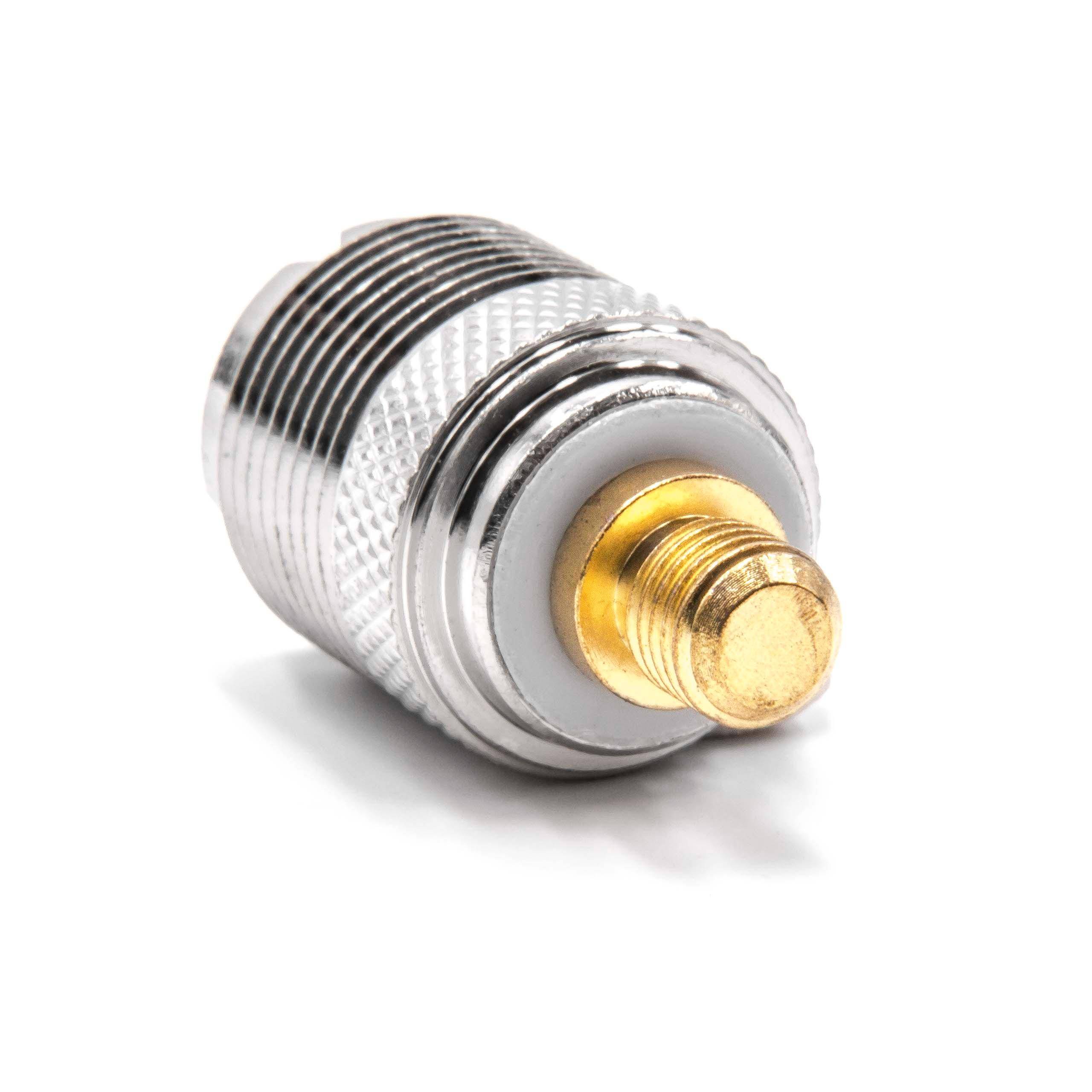 vhbw PL259 Antennenadapter kompatibel mit Motorola MX1000, HT750, P10, HT600 Walkie-Talkie, Handheld - Koaxial Antenne Adapter