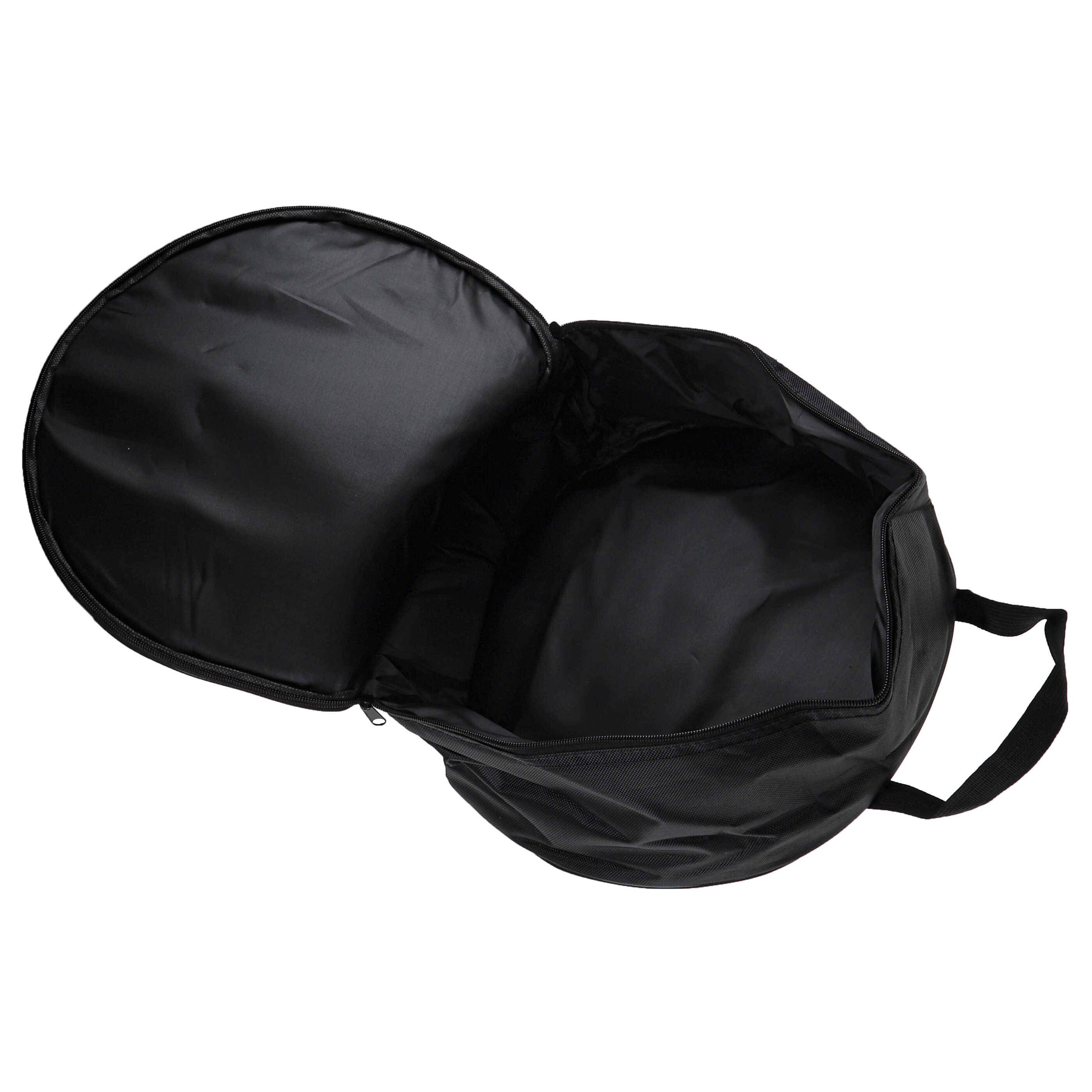 vhbw Tragetasche für E-Auto Ladekabel Typ 1 und Typ 2 - Kabeltasche, Rund, Schwarz