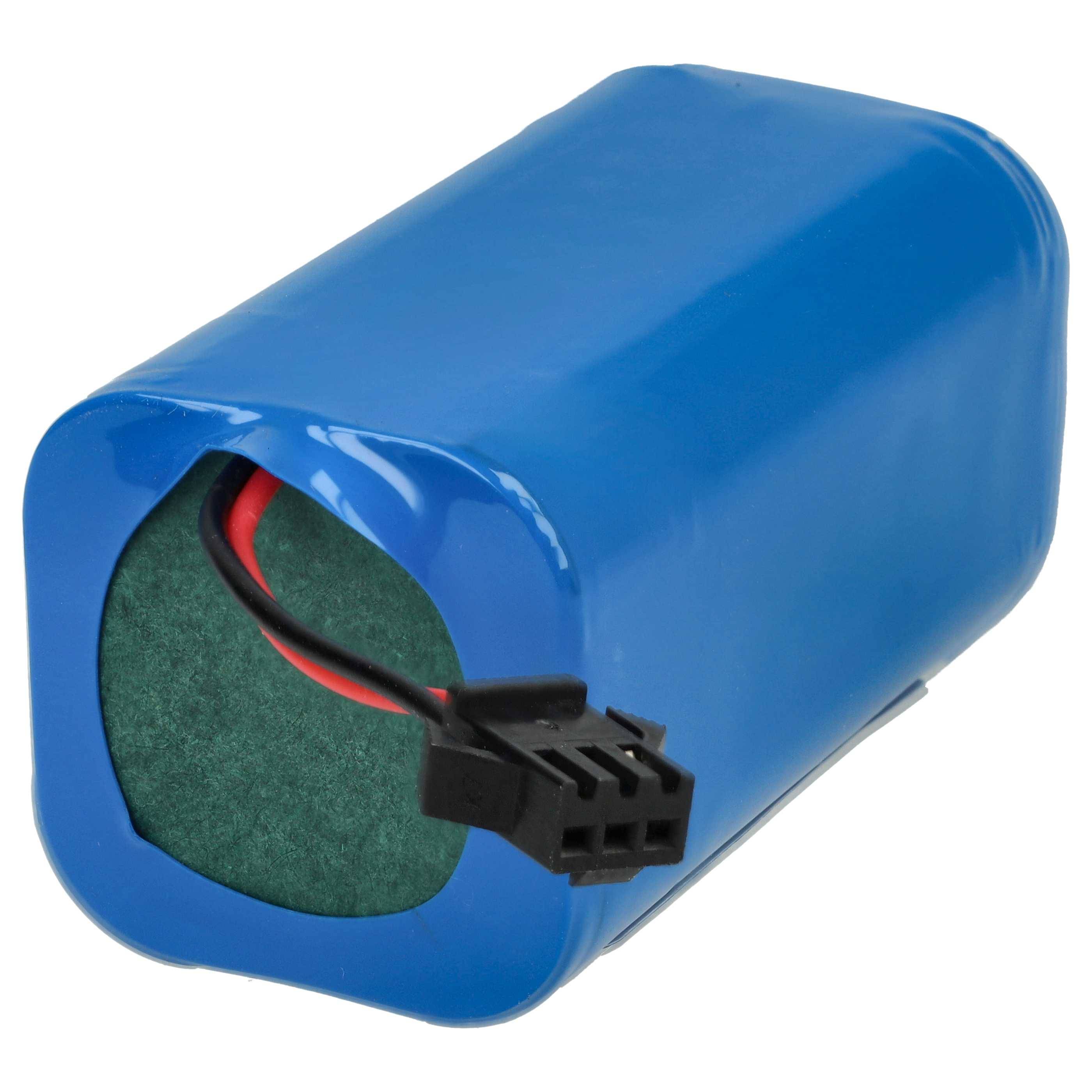 EXTENSILO Akku kompatibel mit Tesvor X500, V300, X586, X500 Pro, X583, X580R, X580, V6 Saugroboter Blau (3400 mAh, 14,4 V, Li-Ion)