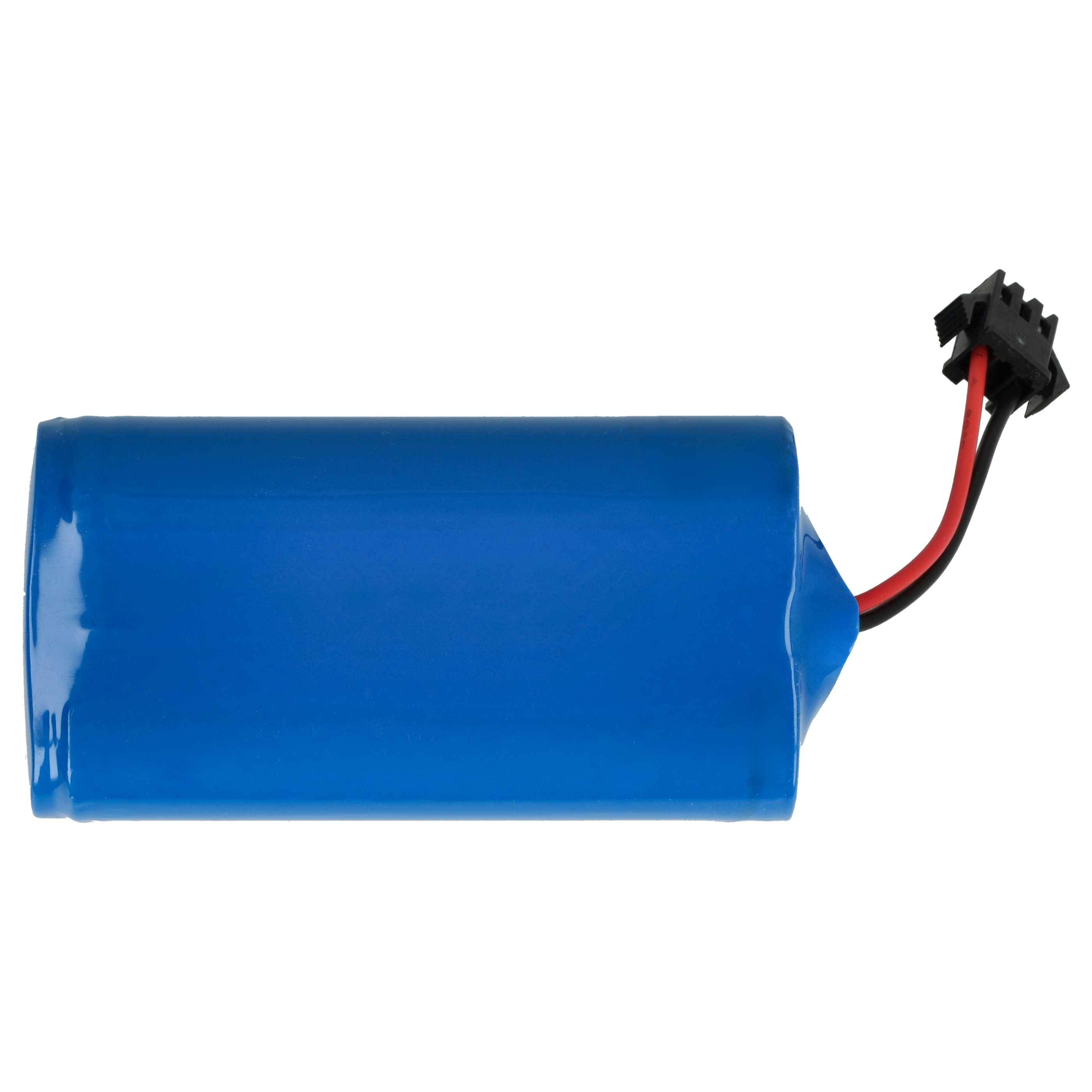 EXTENSILO Akku kompatibel mit Kitfort KT-520, KT-519, KT-519-1, KT-519-2, KT-519-3, KT-519-4 Saugroboter Blau (3400 mAh, 14,4 V, Li-Ion)