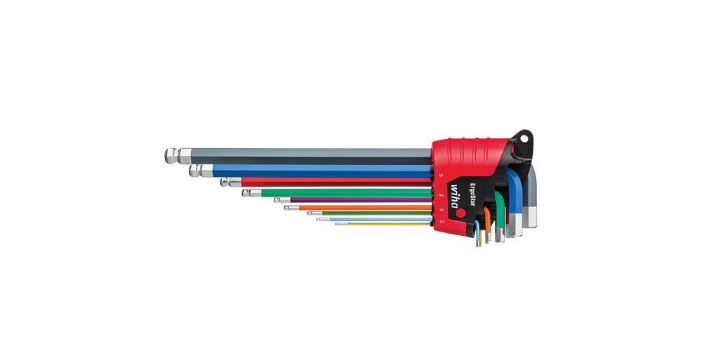 WIHA - STIFTSSCHLSSEL-SET IM ERGOSTAR-HALTER, 9-tlg.