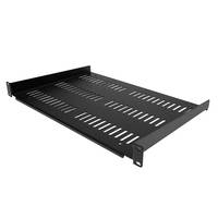 StarTech.com 1HE 19 Zoll Fachboden für netzwerk schrank - Freitragende perforierte Rack ablage für Serverschrank/Rack -