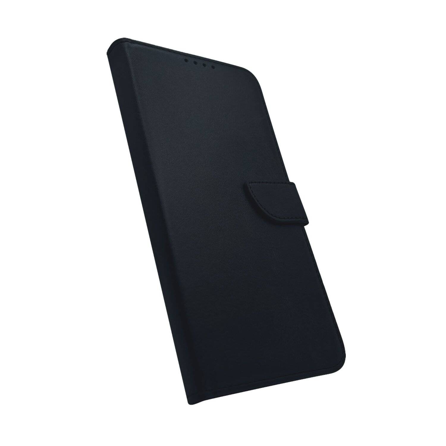 Buch Tasche "Smart" für Realme 8i Handy Hülle Etui Brieftasche Schutzhülle mit Standfunktion, Kartenfach Schwarz