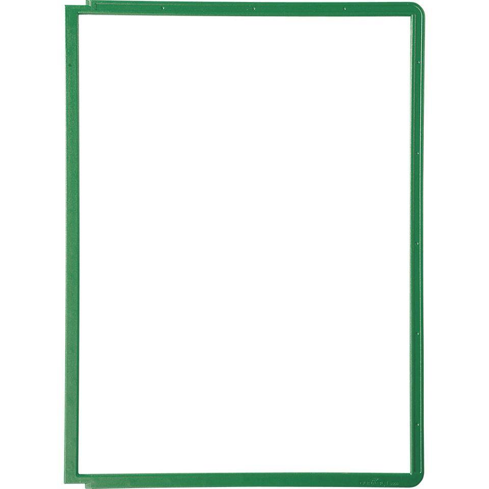 DURABLE Sichttafeln für SHERPA® Sichttafel-Systeme, grün, Polypropylen, DIN A4, 5/VE