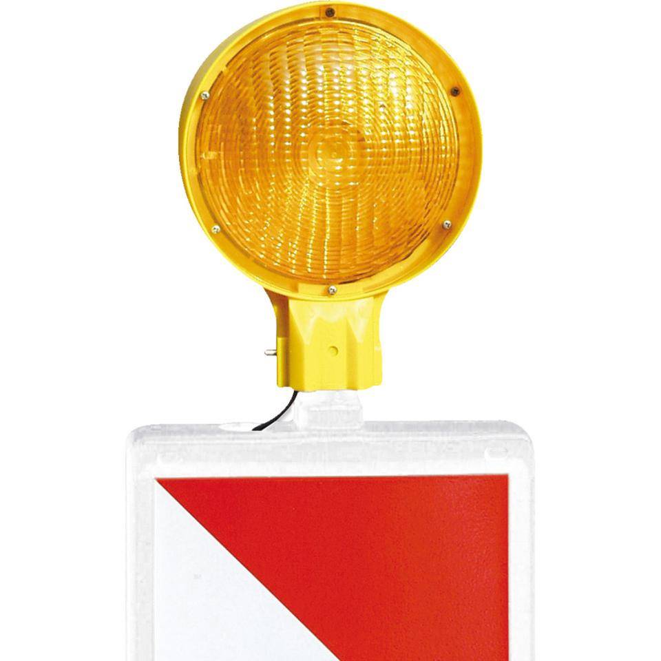 Bakenleuchte Konstant-Norm LED, Leuchtenklasse L7, beidseitig, gelb, Ø 200mm
