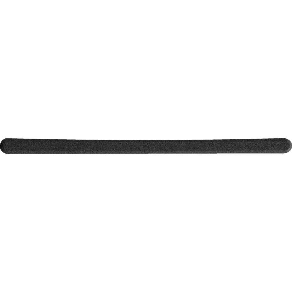 Taktile Leitstreifen, schwarz, Polyurethan, ohne Kleber, 295x16x3mm, 50/VE