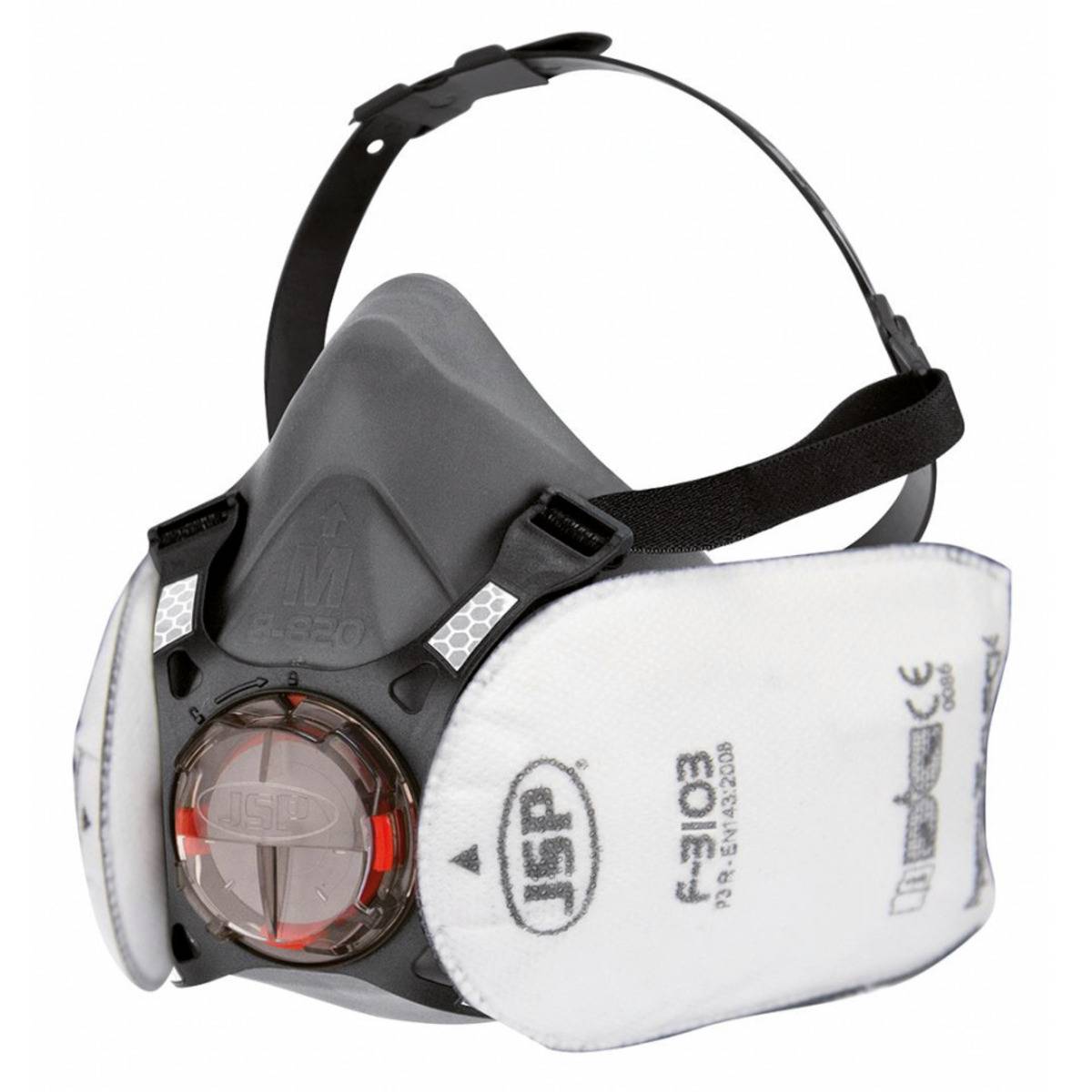 JSP Halbmaske FORCE™ 8-820, mit Typhoon™ Ausatemventil, 82g, Größe M