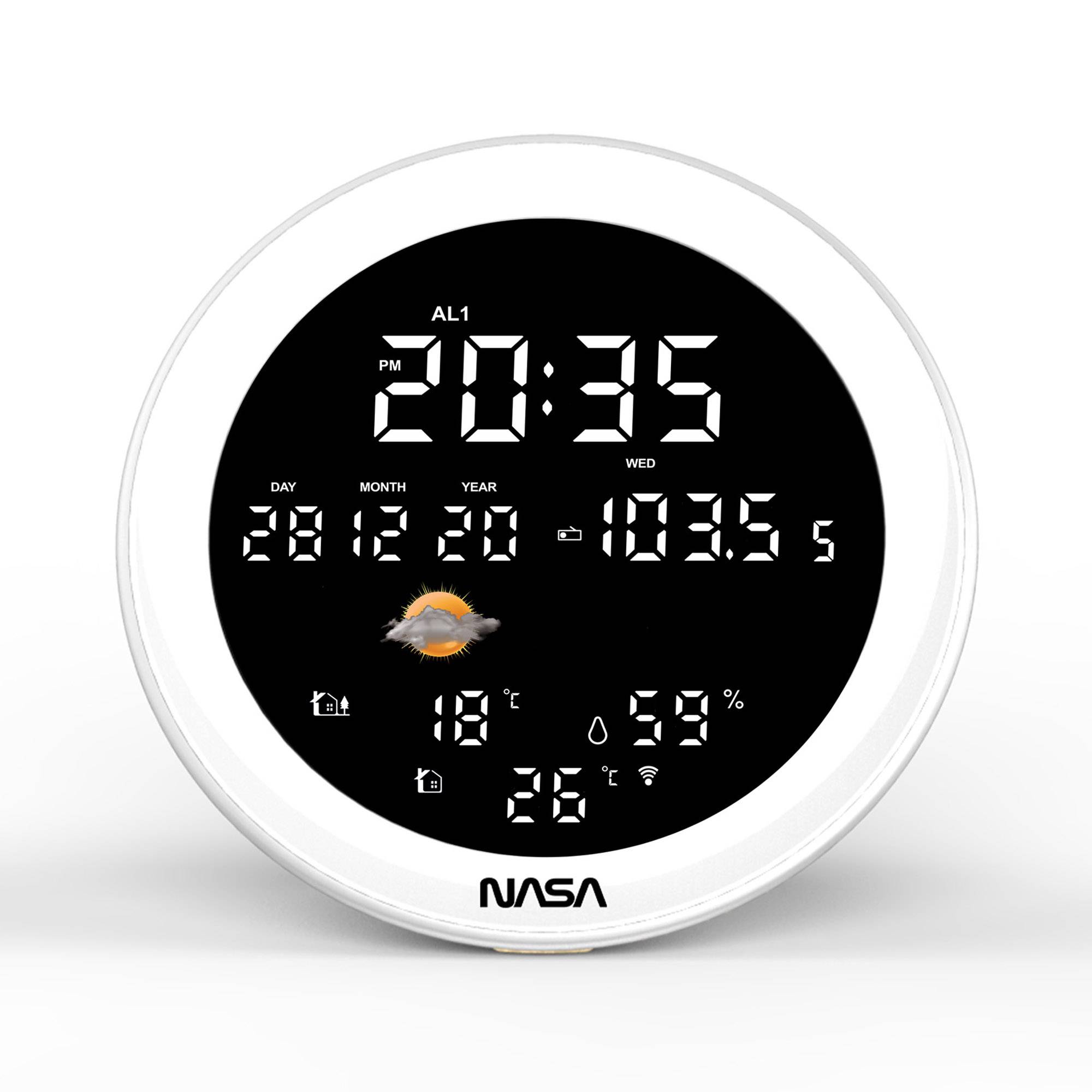 NASA WSP1700 Design Funkwetterstation mit integriertem Bluetooth Speaker