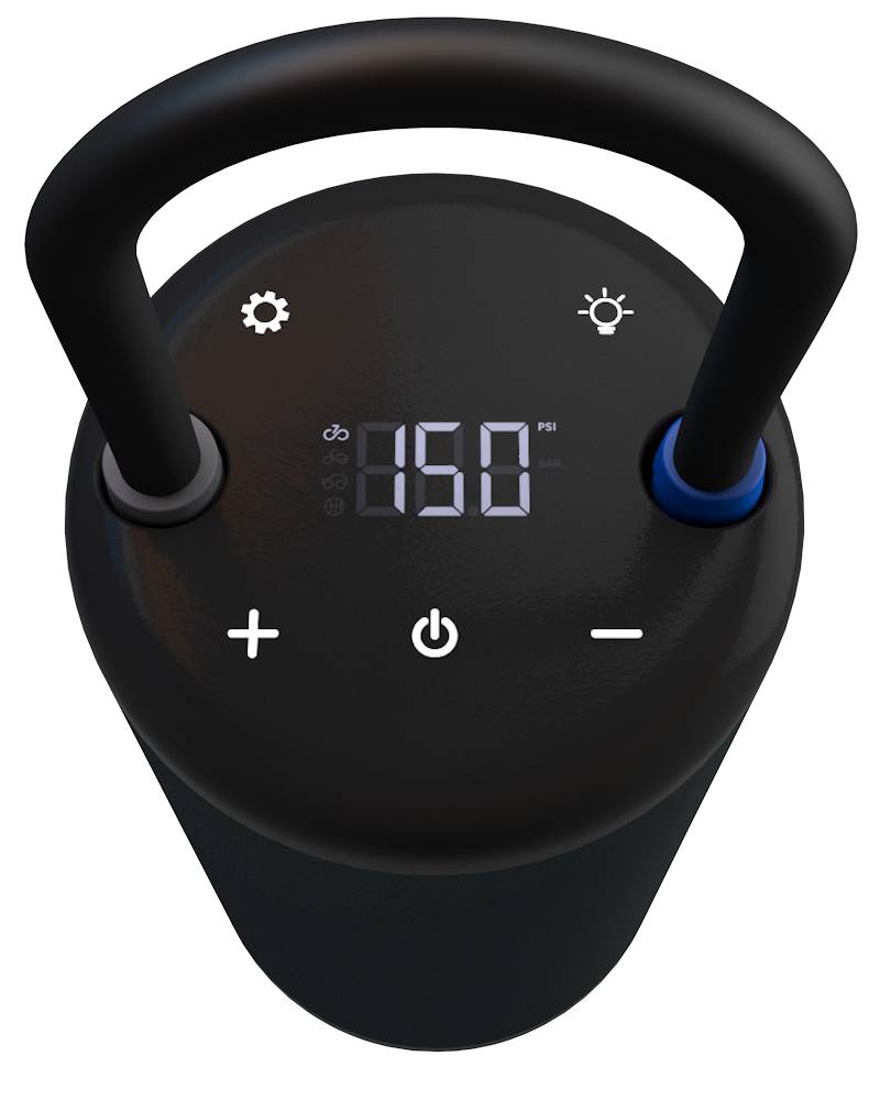 Coolado Akku-Kompressor Luftpumpe T-Pump Model X für Auto, Fahrräder, Motorrad usw.