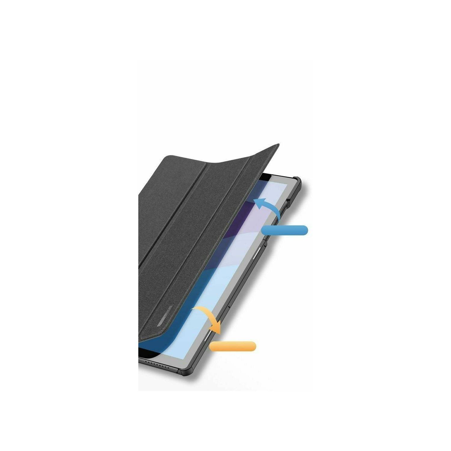 Dux Ducis Buch Tasche Hartschale mit Smart Sleep Standfunktion kompatibel mit Oppo Pad 11" Tablet Hülle Schwarz