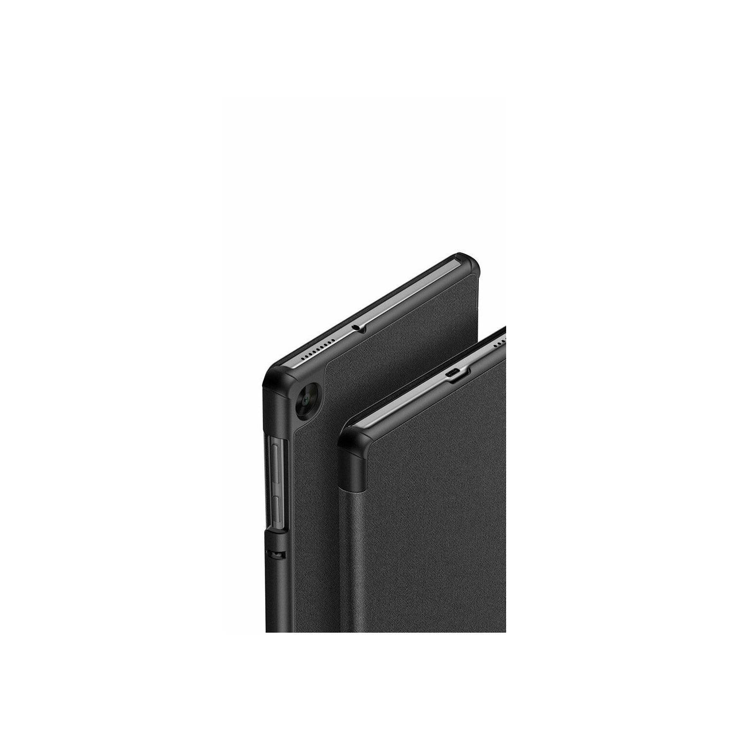 Dux Ducis Buch Tasche Hartschale mit Smart Sleep Standfunktion kompatibel mit Oppo Pad 11" Tablet Hülle Schwarz