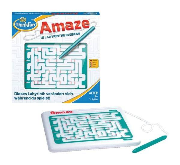 Ravensburger ThinkFun®, AMAZE, Labyrinth, Denkspiel, Reisespiel