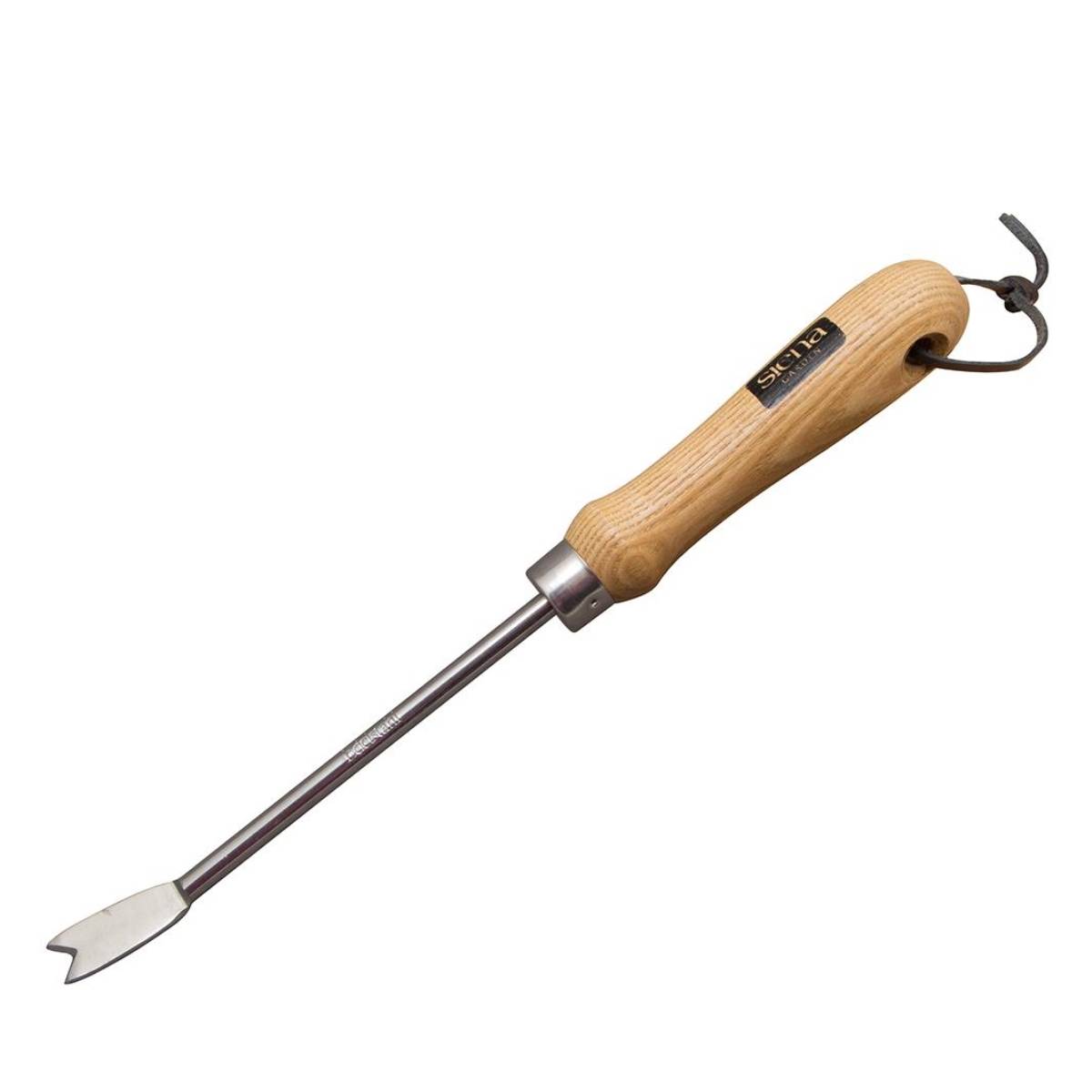 Siena Garden 599431 ClassicLine Unkrautstecher Edelstahl mit Holzgriff, edelstahl/natur