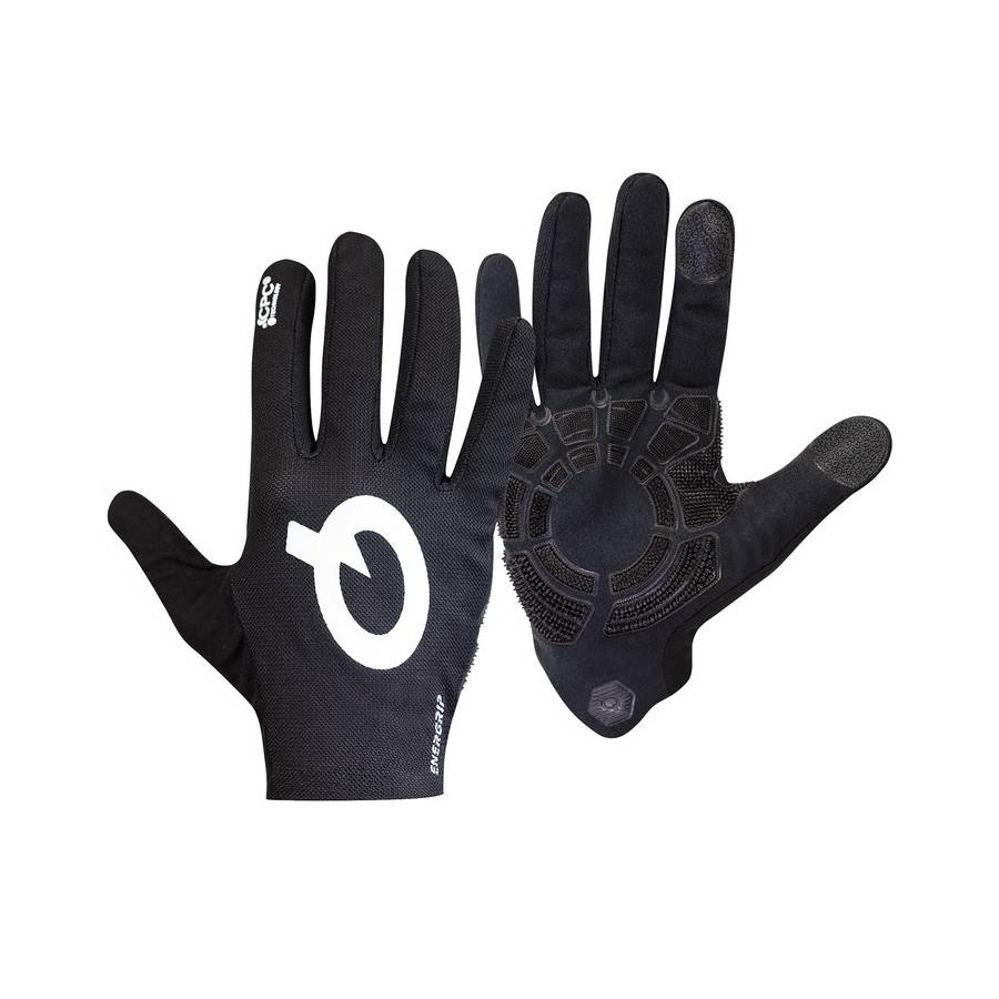 prologo Langfingerhandschuh New Energrip schwarz/grau, Gr. M, unisex, schwarz/grau (1 Paar)