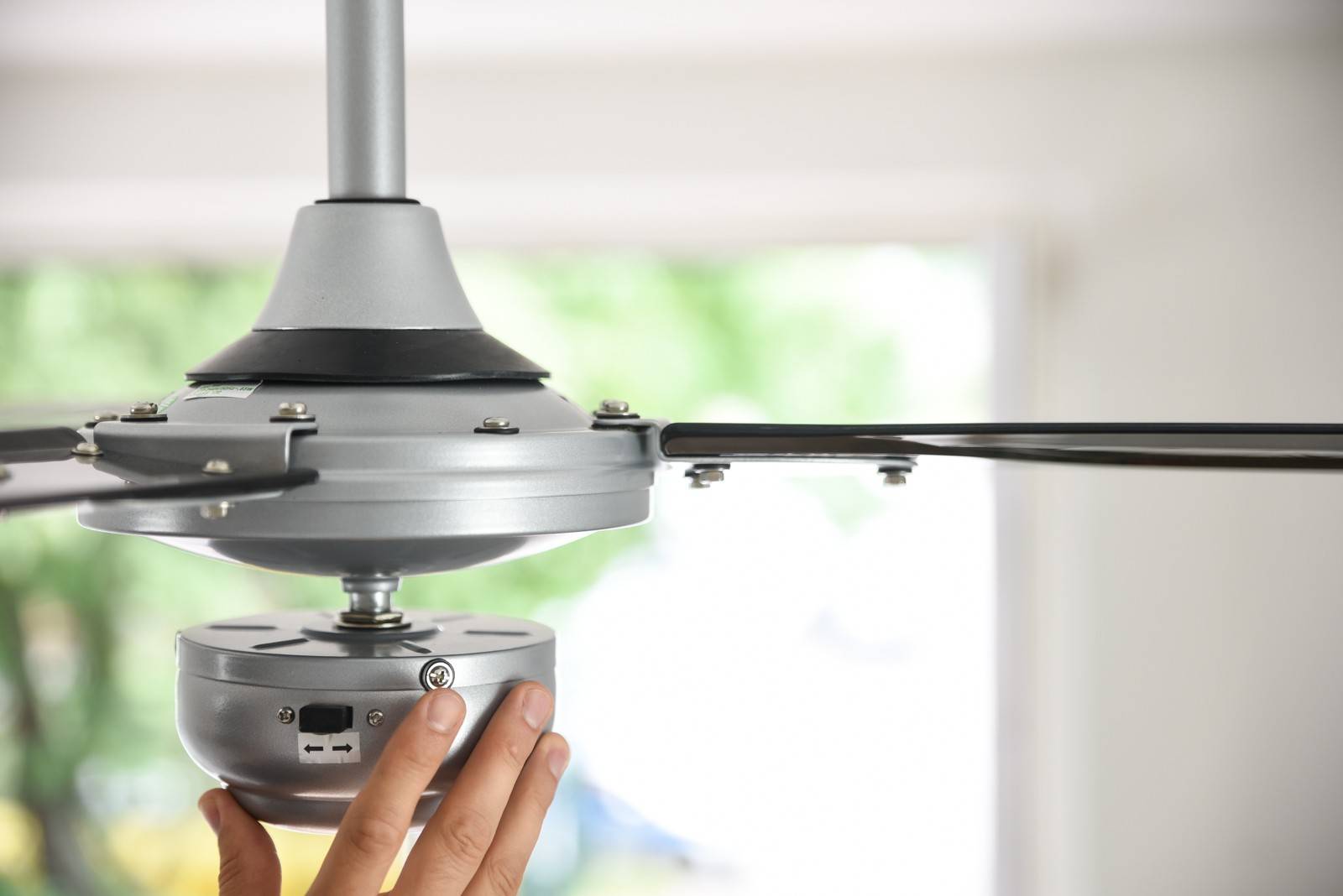 Outdoor Deckenventilator Mountain Gale Silber 132 cm