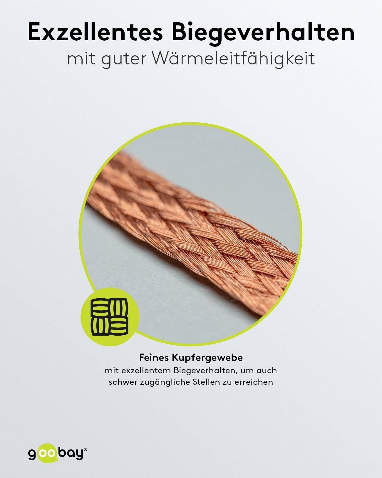 GOOBAY Entlötlitze, Ø 1,0 mm, 1,5 m