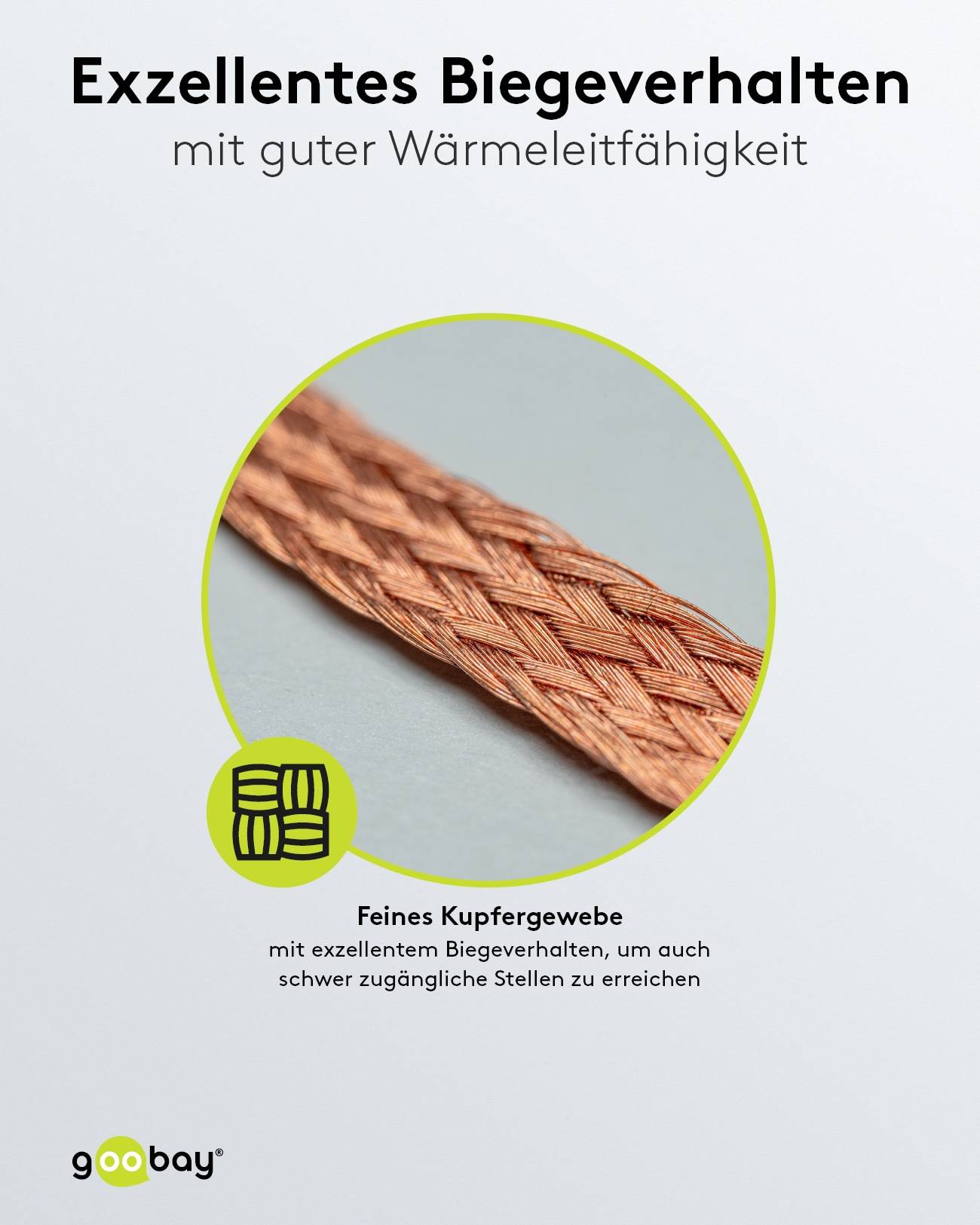GOOBAY Entlötlitze, Ø 2,0 mm, 1,5 m