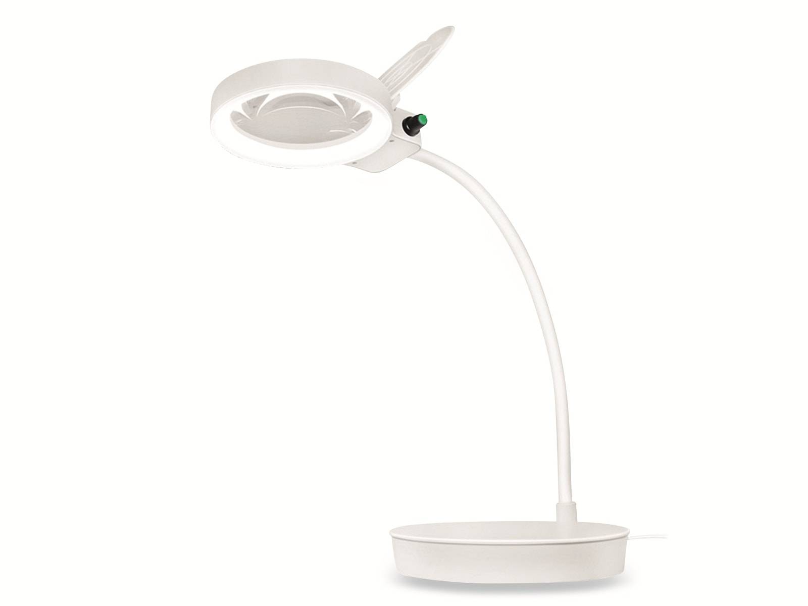 LOGILINK Lupenleuchte WZ0067, mit Standfuß, 8 + 36 Dioptrien, dimmbar