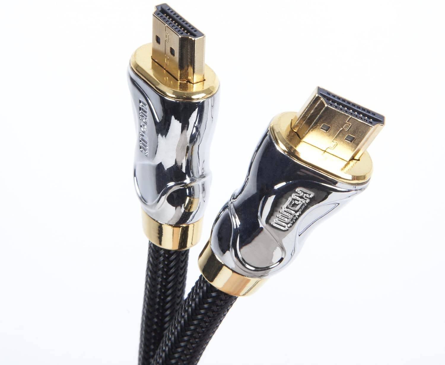Duronic HDC04 HDMI-Kabel 1m - 24k Goldkontakte - High-Speed HDMI V2.0 für Ultra-HD 2160p 4K Auflösung - Für PS5 und VR