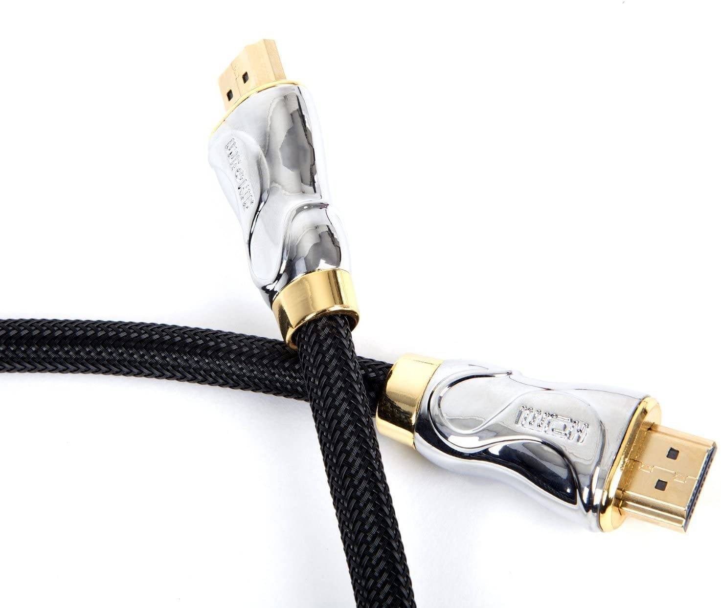 Duronic HDC04 HDMI-Kabel 1,5m - 24k Goldkontakte - High-Speed HDMI V2.0 für Ultra-HD 2160p 4K Auflösung - Für PS5 und VR